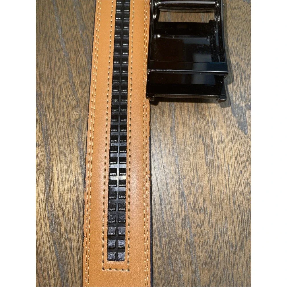 NWOT Sulliant Belts for Men Leather Belt Ratchet Automatic Belt Adjust 28-34